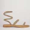 Sandali tacco 1cm pelle rosa