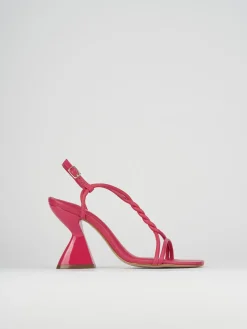 Sandali tacco 10cm pelle rosa