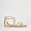 Sandali tacco 1cm pelle rosa