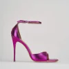 Sandali tacco 11cm pelle rosa