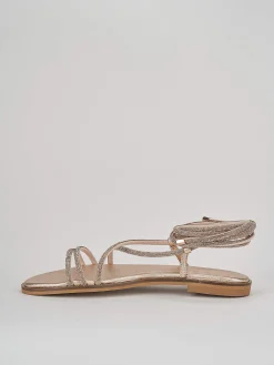Sandali tacco 1cm pelle rosa