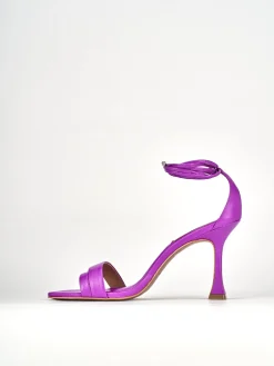 Sandali tacco 9cm pelle rosa