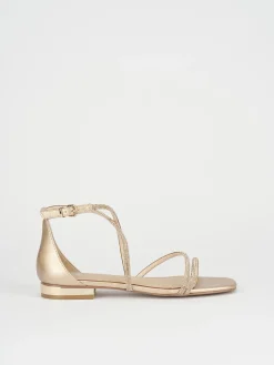 Sandali tacco 1cm pelle rosa