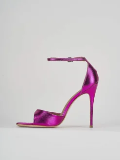 Sandali tacco 11cm pelle rosa