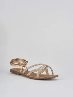 Sandali tacco 1cm pelle rosa