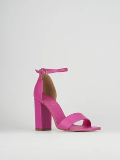 Sandali tacco 8cm pelle rosa