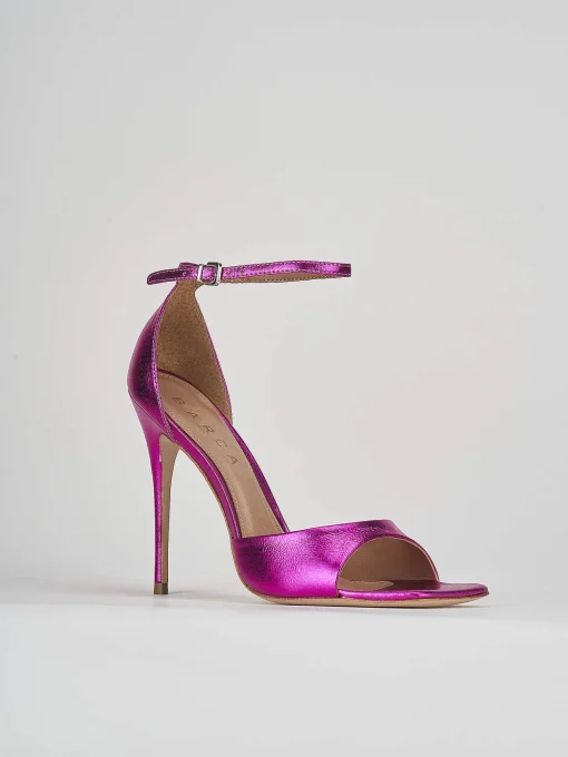 Sandali tacco 11cm pelle rosa