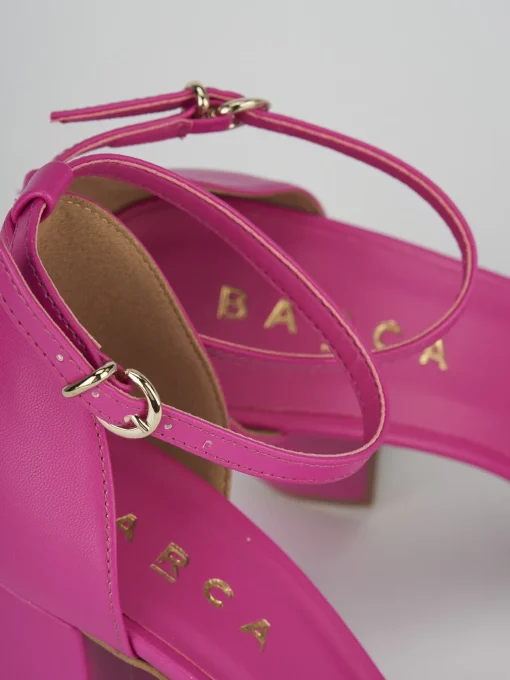 Sandali tacco 8cm pelle rosa