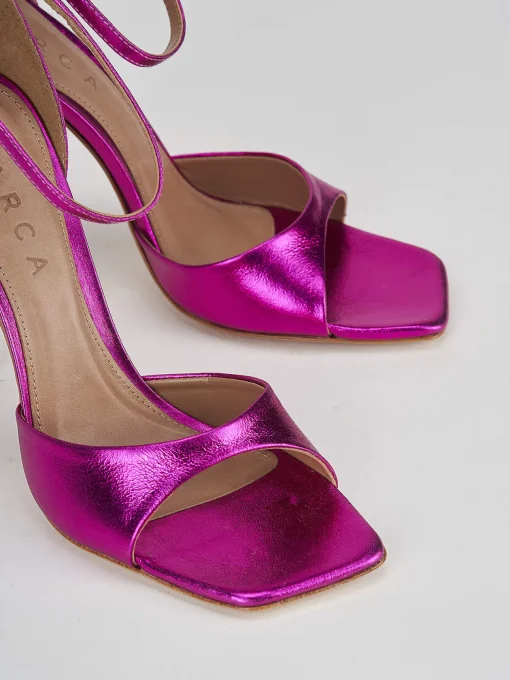Sandali tacco 11cm pelle rosa