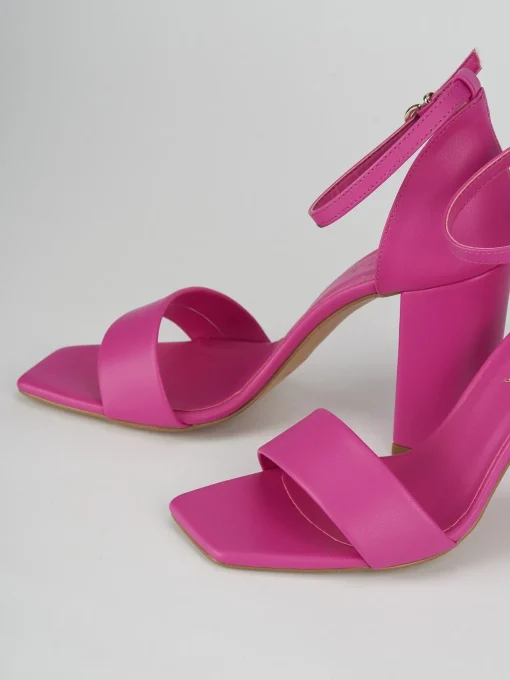 Sandali tacco 8cm pelle rosa