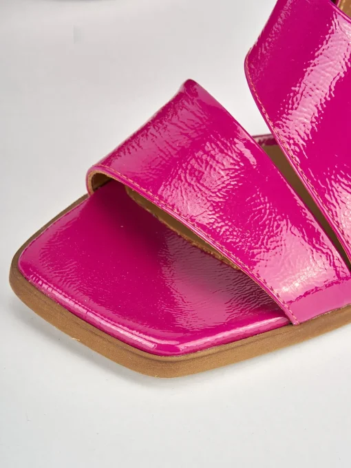 Sandali tacco 5cm pelle rosa