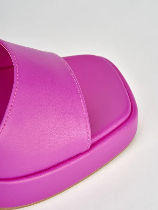 Sandali tacco 7cm pelle rosa