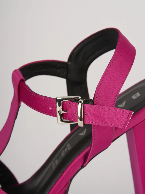 Sandali tacco 10cm pelle rosa