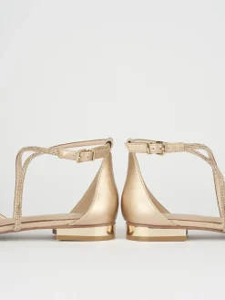 Sandali tacco 1cm pelle rosa