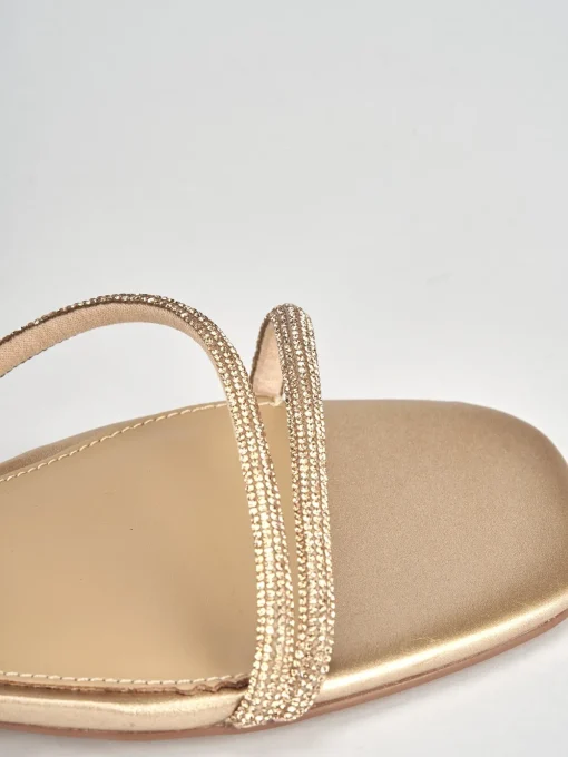 Sandali tacco 1cm pelle rosa