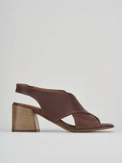 Sandali tacco 5cm pelle testa