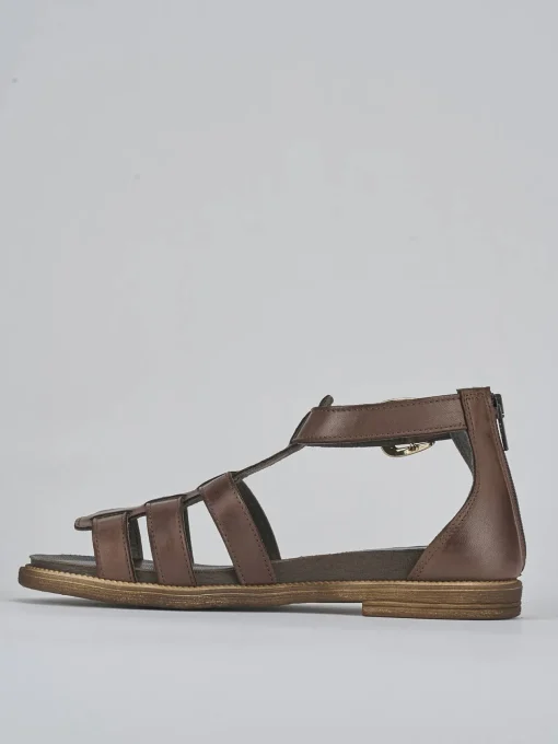 Sandali tacco 1cm pelle testa