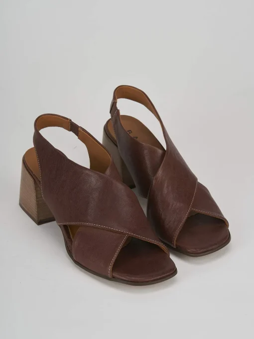 Sandali tacco 5cm pelle testa