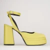 Sandali tacco 11cm pelle verde