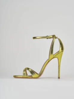 Sandali tacco 11cm pelle verde