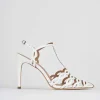 Sandali tacco 11cm vernice bianco