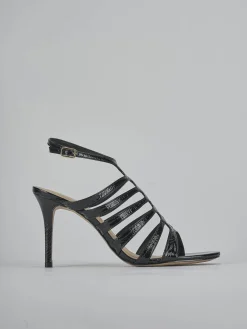 Sandali tacco 9cm vernice nero
