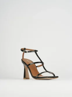 Sandali tacco 8cm vernice nero