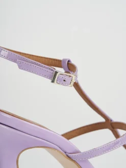 Sandali tacco 8cm vernice rosa