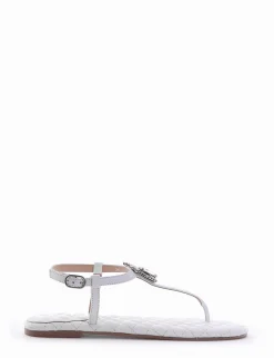 sandalo infradito tacco 1 cm bianco