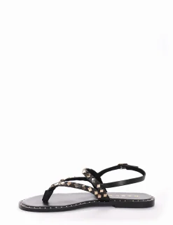 sandalo infradito tacco 1 cm nero
