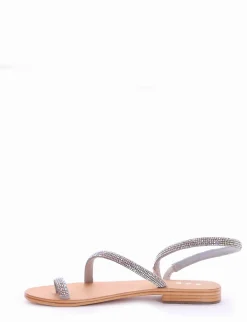 sandalo infradito tacco 1 cm bianco