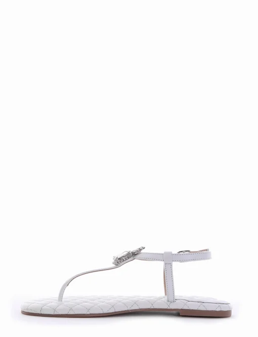sandalo infradito tacco 1 cm bianco