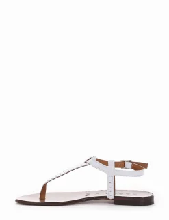sandalo infradito tacco 1 cm bianco