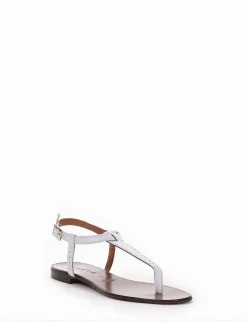 sandalo infradito tacco 1 cm bianco