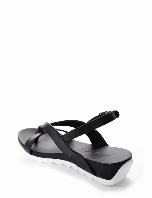 Sandalo infradito tacco 1 cm nero
