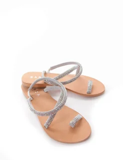 sandalo infradito tacco 1 cm bianco