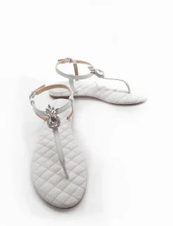 sandalo infradito tacco 1 cm bianco