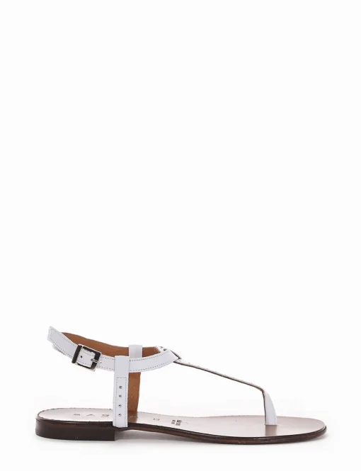 sandalo infradito tacco 1 cm bianco