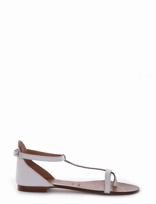 Sandalo infradito tacco 1 cm bianco
