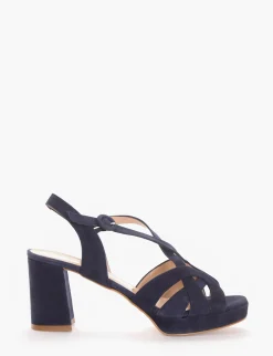 Sandalo tacco 70 blu