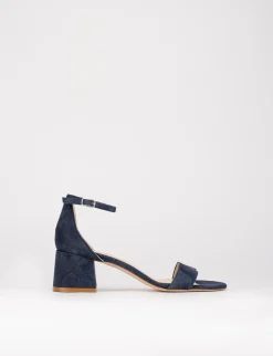Sandalo tacco 5 blu