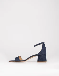 Sandalo tacco 5 blu