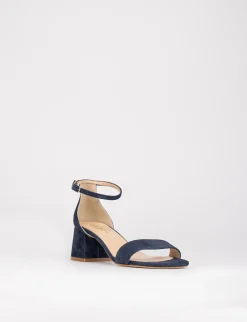 Sandalo tacco 5 blu