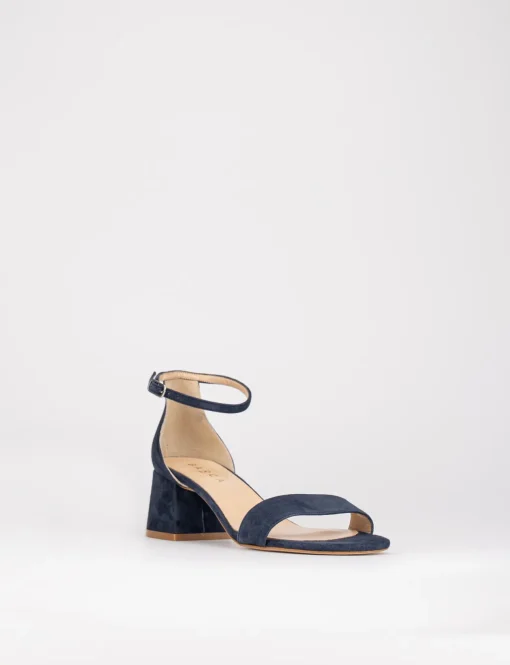 Sandalo tacco 5 blu