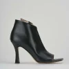 Sandalo tacco 8 cm nero pelle
