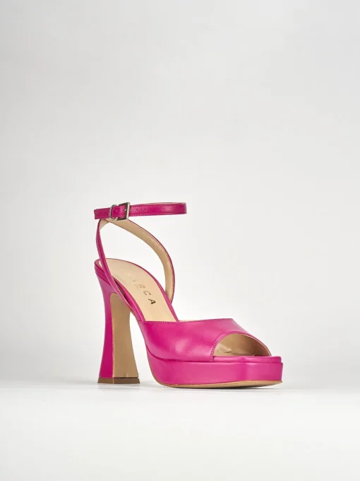 Sandalo tacco 10 cm rosa pelle