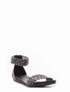 sandalo tacco 1 cm argento