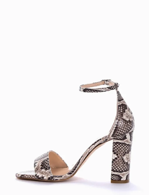 sandalo tacco 8 cm beige