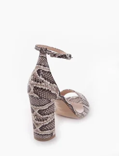 sandalo tacco 8 cm beige