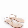 sandalo tacco 1 cm bianco
